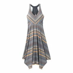Vente flash ⭐ Prana Saxon - Robe femme 🎉 -Cairn Shop prana saxon robe femme red clay stripe 4